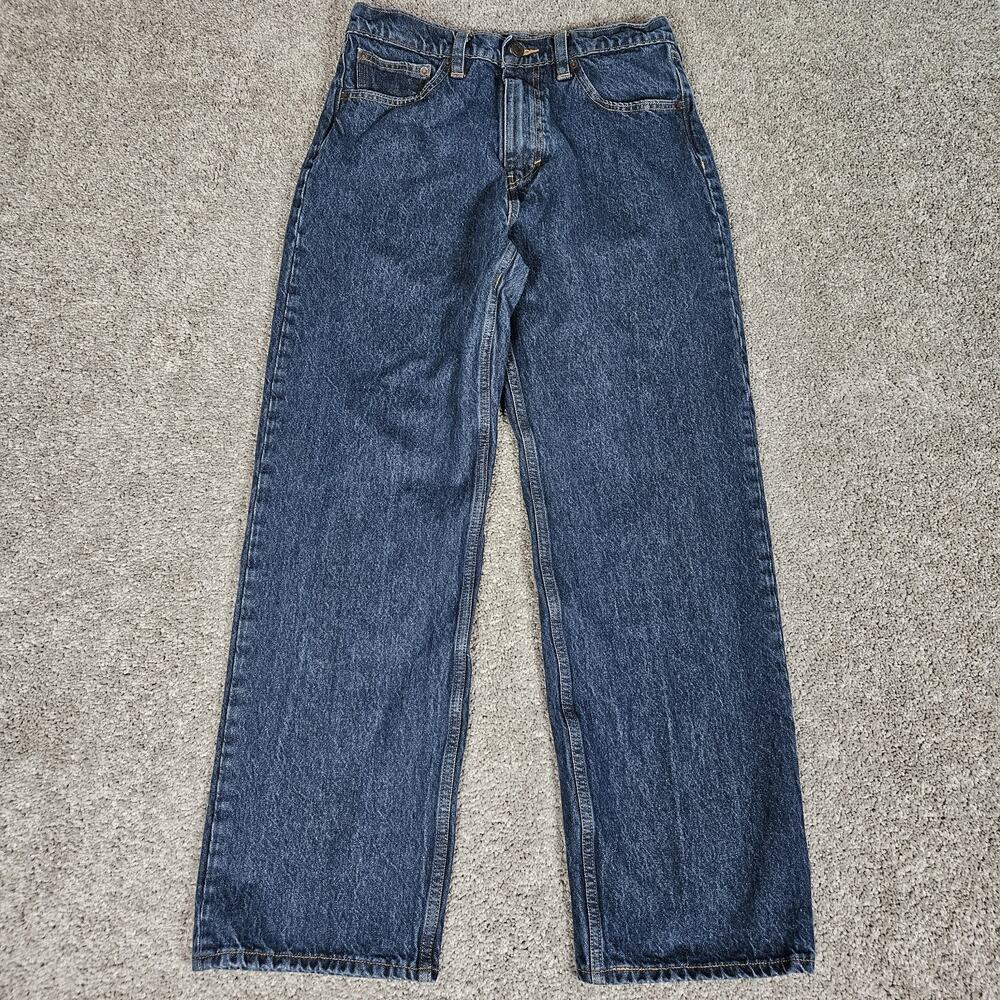 Levis Skateboarding Baggy Jeans Mens 29X29.5 (Tag 31X32) Blue Skater Denim